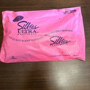 Silkies Ultra Control Top Pantyhose 4 Pairs Jet Black Size S New